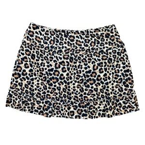Woman’s Soothfeel leopard print athletic skirt size XL